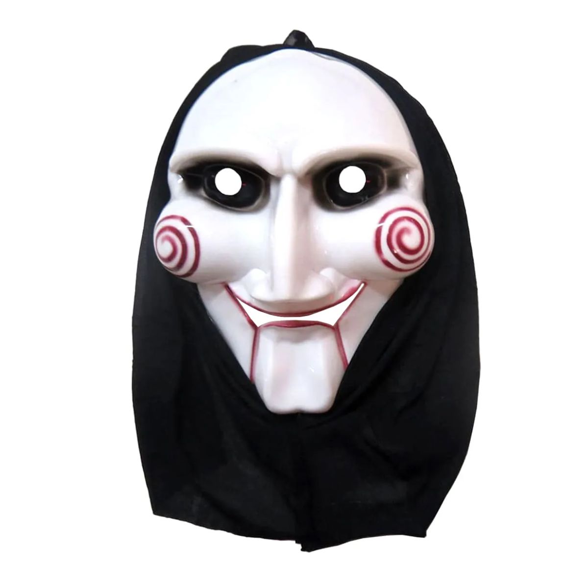 Máscara Fantasia Halloween Festa Jogos Mortais Com Capuz Máscara Fantasia Halloween Festa Jogos Mortais Com Capuz